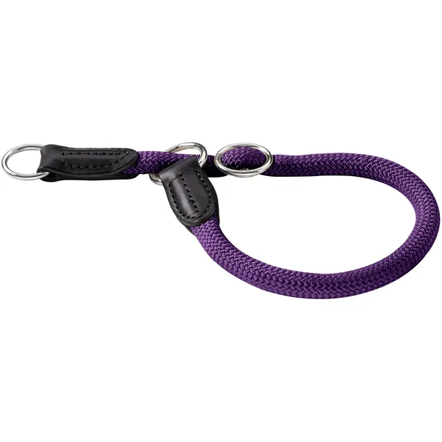 hunter-freestyle-dressurhalsung-mit-zugstopper-gr-e-50-m-l-violett-hundehalsband image 1