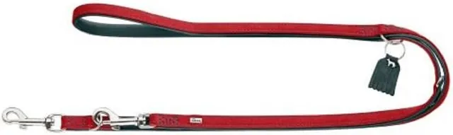 hunter-lucca-verstellbare-hundef-hrleine-aus-weichem-rindsleder-3-fach-verstellb image 1