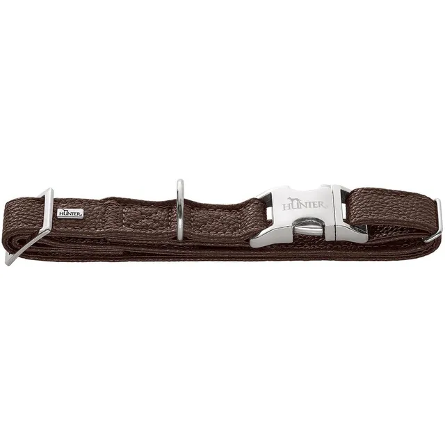 hunter-halsung-sofia-alu-strong-stufenlos-verstellbares-hundehalsband-veganer-ku image 1