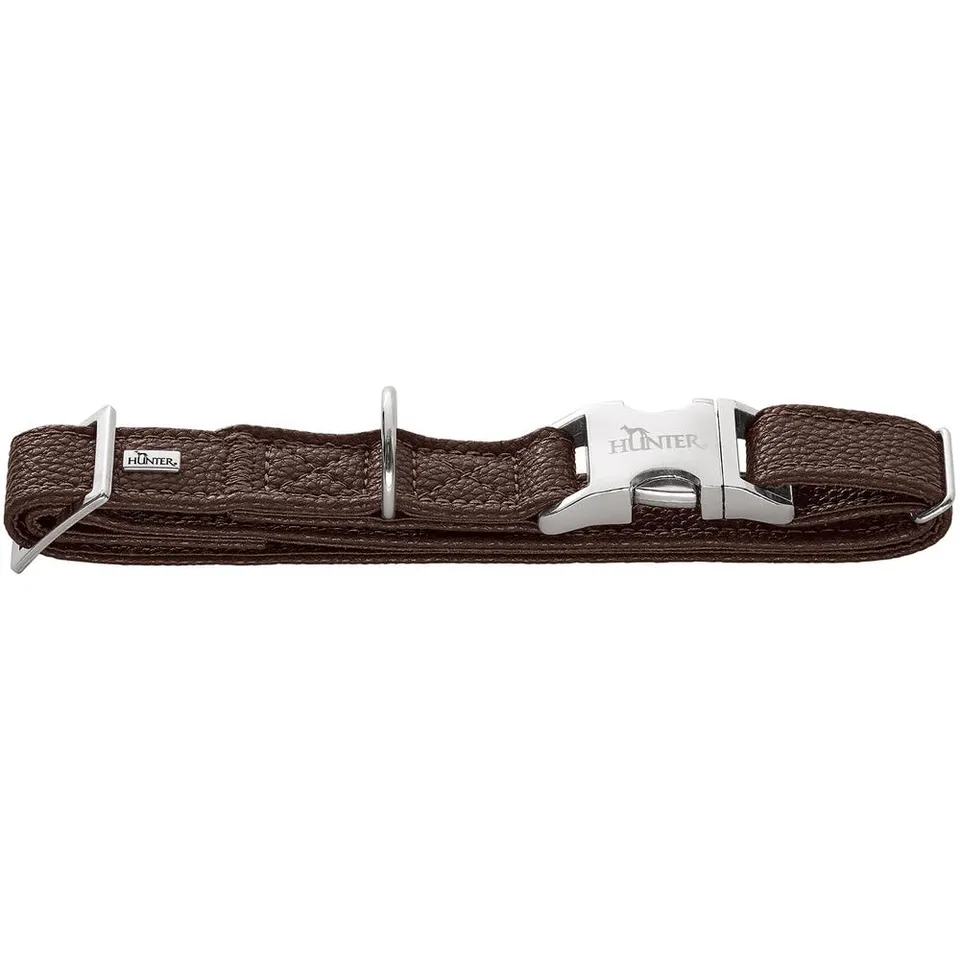 hunter-halsung-sofia-alu-strong-stufenlos-verstellbares-hundehalsband-veganer-ku image 1