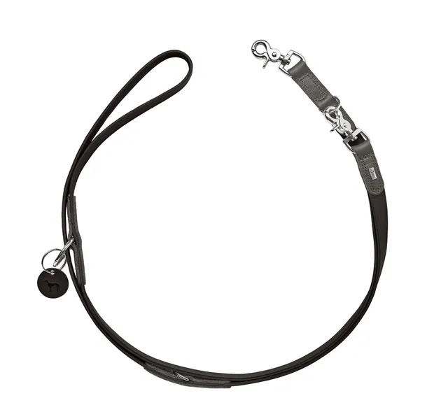 hunter-verstellbare-hundef-hrleine-lemvig-fettleder-3-fach-verstellbar-bis-200-c image 1