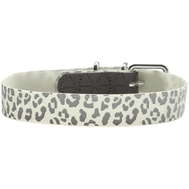 hunter-halsband-convenience-reflect-glow-s-m-45-wei-leopardenmuster-reflektieren image 1