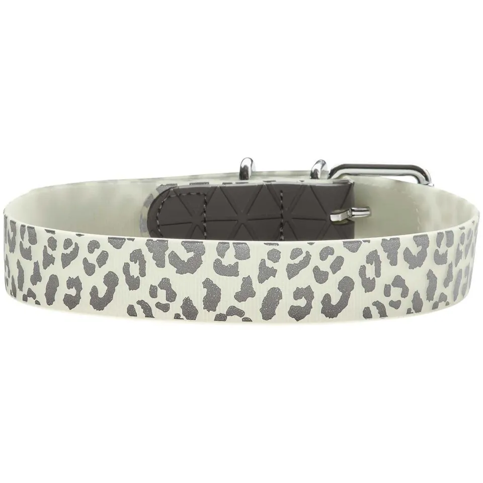 hunter-halsband-convenience-reflect-glow-s-m-45-wei-leopardenmuster-reflektieren image 1