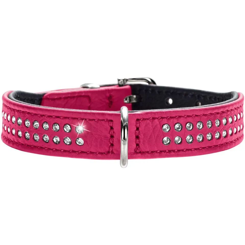 hunter-diamond-petit-halsband-f-r-kleine-hunde-rindnappaleder-mit-strasssteinen- image 1