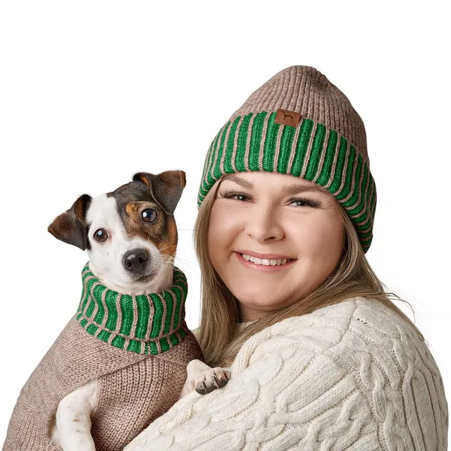 hunter-odense-hundepullover-set-mit-m-tze-strickpullover-mit-hohem-kragen-partne image 1