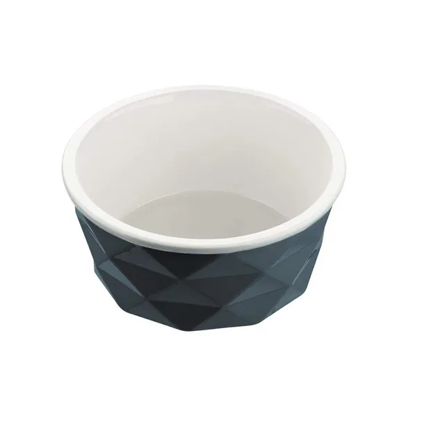 hunter-eiby-keramik-napf-1900-ml-rutschhemmender-futter-und-trinknapf-blau image 1