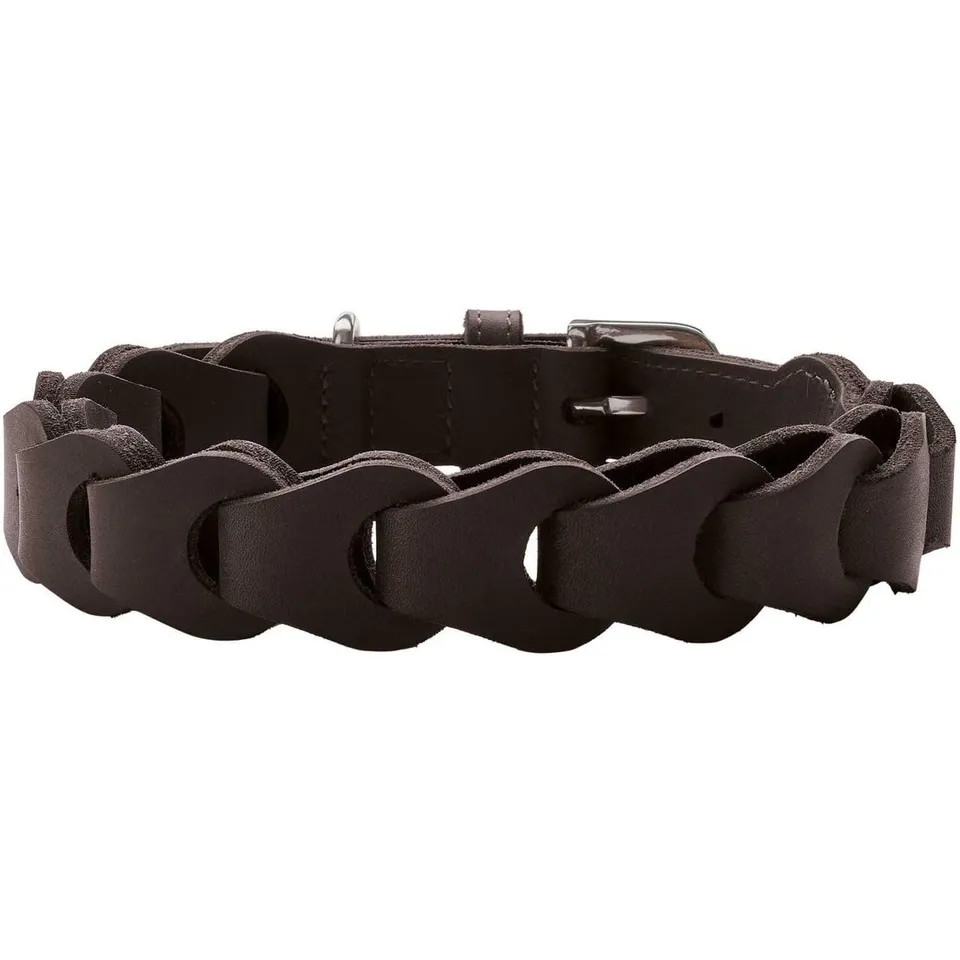 hunter-solid-education-chain-hundehalsband-handgearbeitete-rindsleder-halskette- image 1