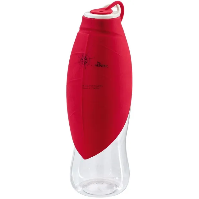 hunter-outdoor-trinkflasche-mit-silikonnapf-list-550-ml-rot-trinkflasche-f-r-hun image 1
