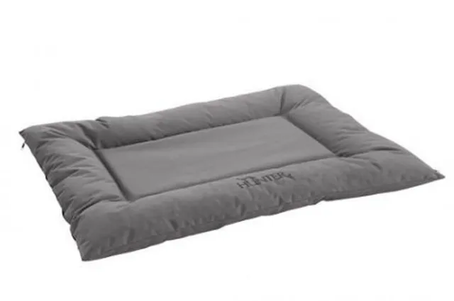 hunter-hundebett-gent-antibakteriell-gr-e-m-grau-wasser-schmutzabweisend-silverp image 1