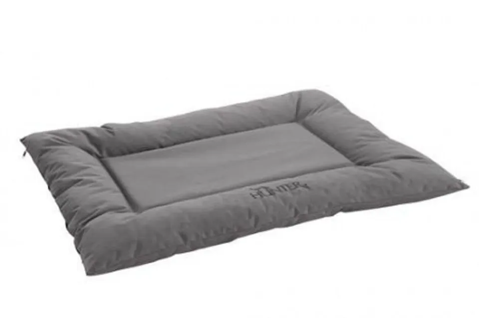 hunter-hundebett-gent-antibakteriell-gr-e-m-grau-wasser-schmutzabweisend-silverp image 1