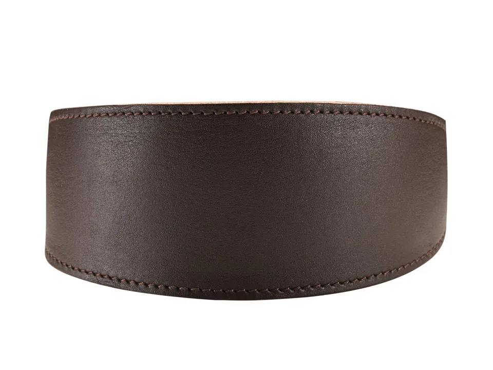 hunter-super-soft-windhundhalsband-leder-gepolstert-gr-e-32-xs-25-28-cm-dunkelbr image 1