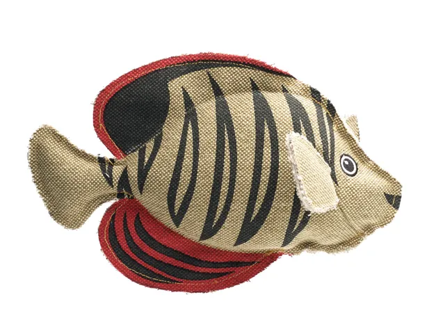 hunter-canvas-maritime-angel-fish-hundespielzeug-27-cm-robustes-baumwollspielzeu image 1