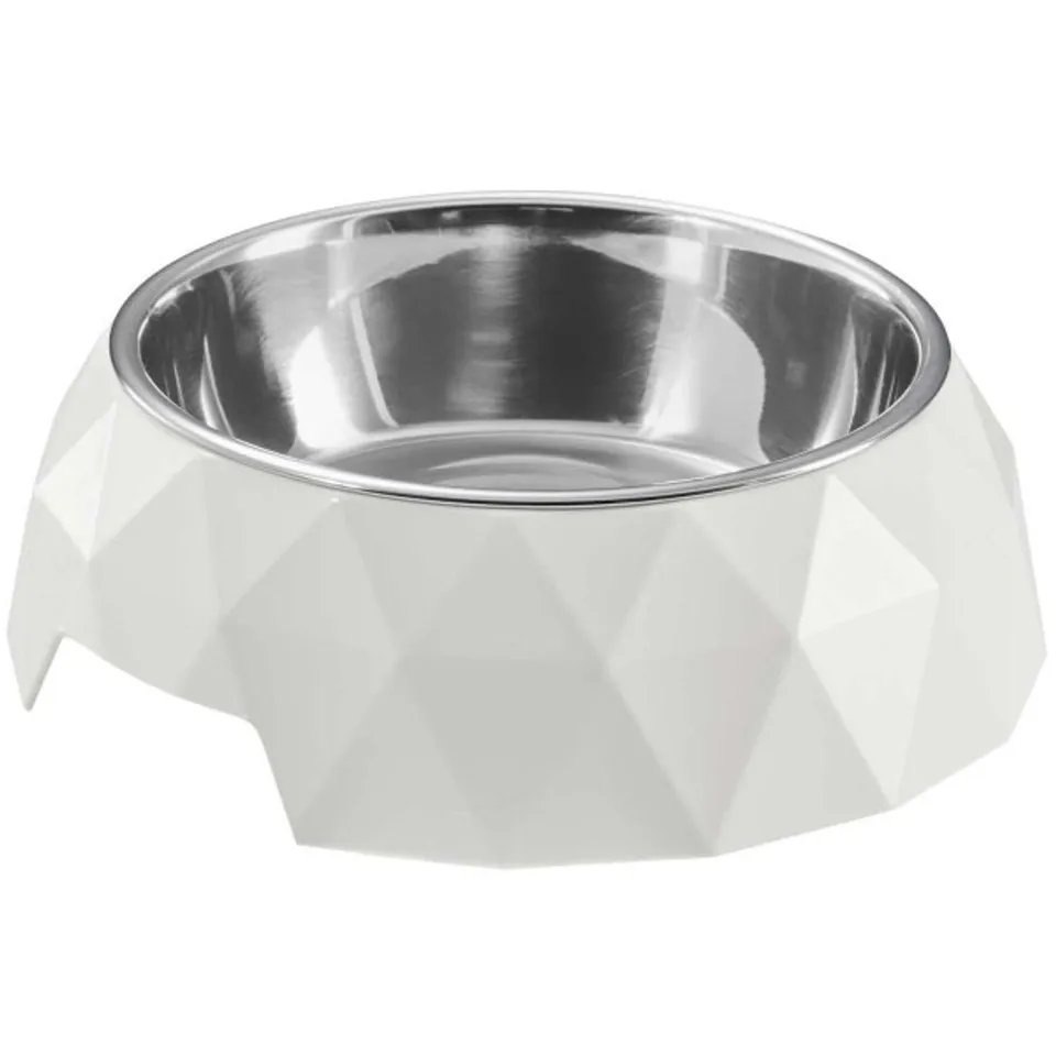 hunter-melamin-napf-kimberley-700-ml-mit-herausnehmbarem-edelstahlnapf-und-rutsc image 1