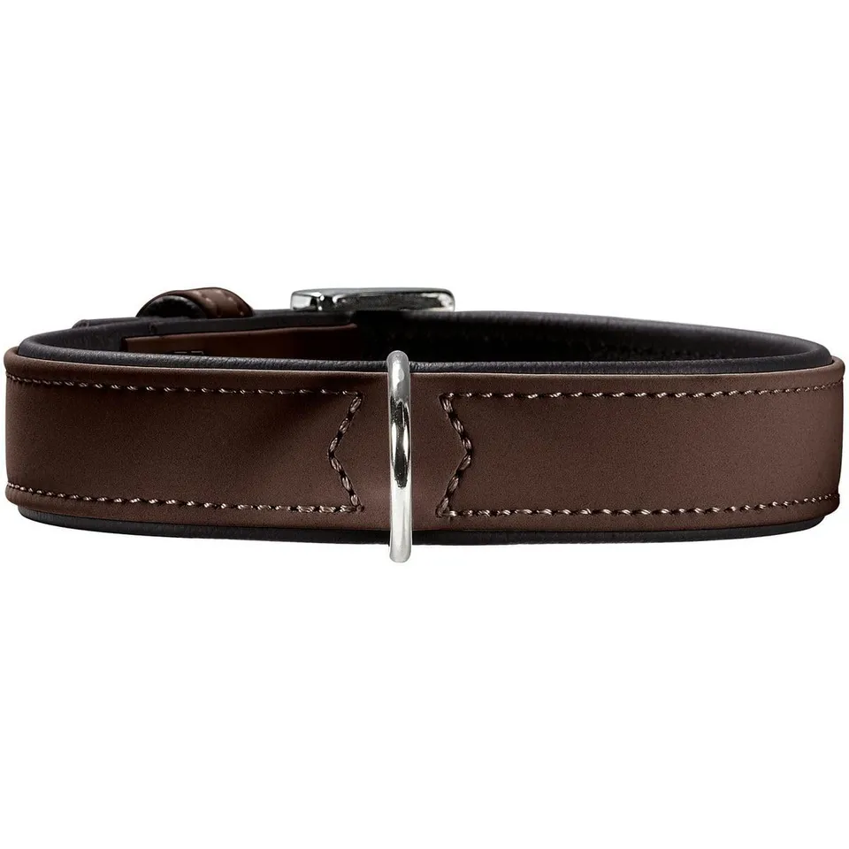 hunter-softie-hundehalsband-kunstleder-in-nubukoptik-schlichtes-design-pflegelei image 1