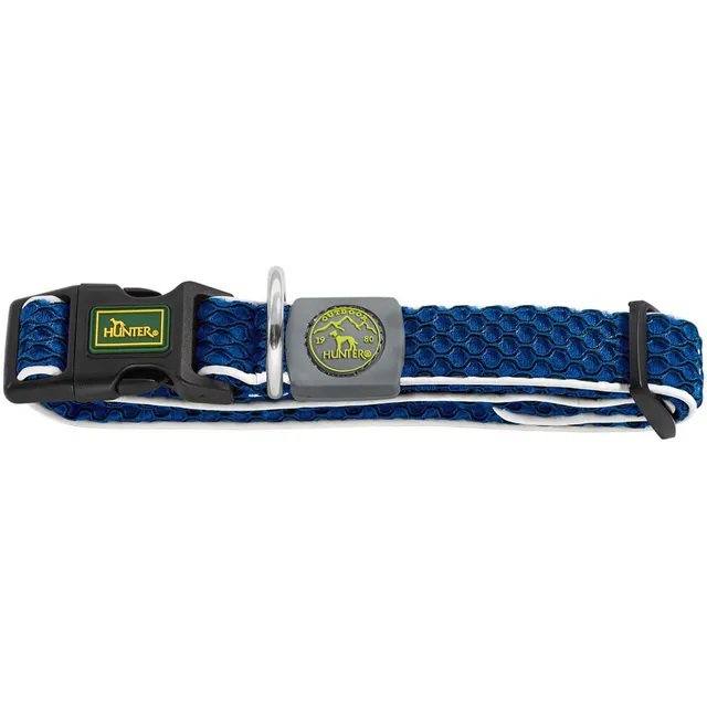 hunter-halsung-hilo-vario-basic-blau-gr-e-s-m-atmungsaktives-3d-mesh-halsband-mi image 1