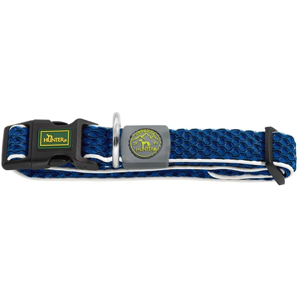 hunter-halsung-hilo-vario-basic-blau-gr-e-s-m-atmungsaktives-3d-mesh-halsband-mi image 1