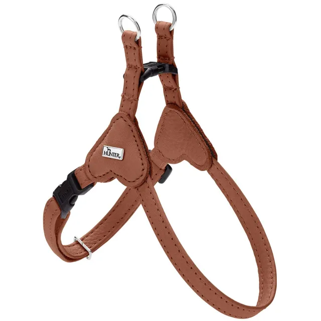 hunter-hundegeschirr-soho-mini-rindsleder-cognac-f-r-kleine-hunde-welpen-xxs-xs- image 1