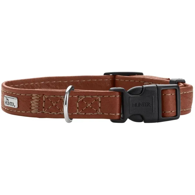 hunter-hundehalsung-canadian-up-weiche-lederhalsung-f-r-kleine-hunde-und-welpen- image 1