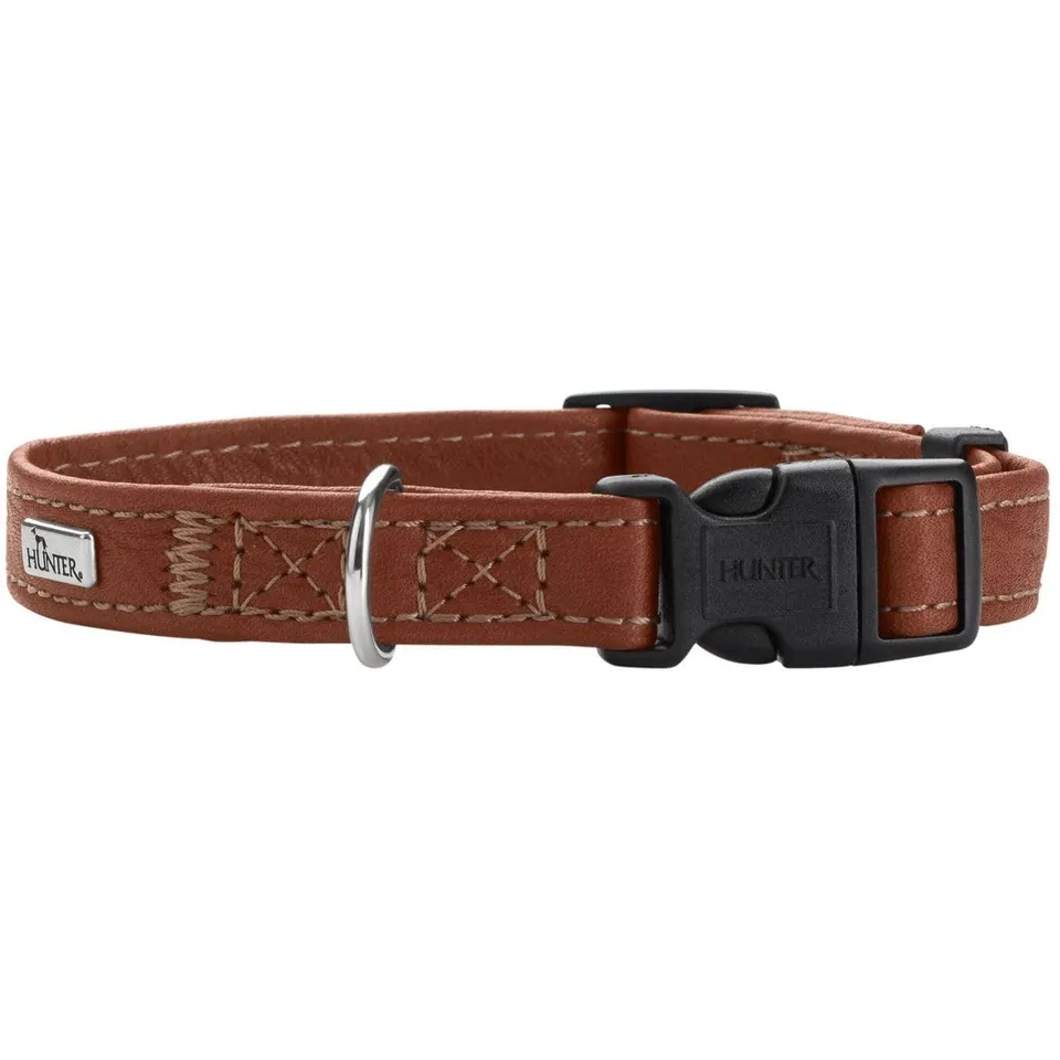 hunter-hundehalsung-canadian-up-weiche-lederhalsung-f-r-kleine-hunde-und-welpen- image 1
