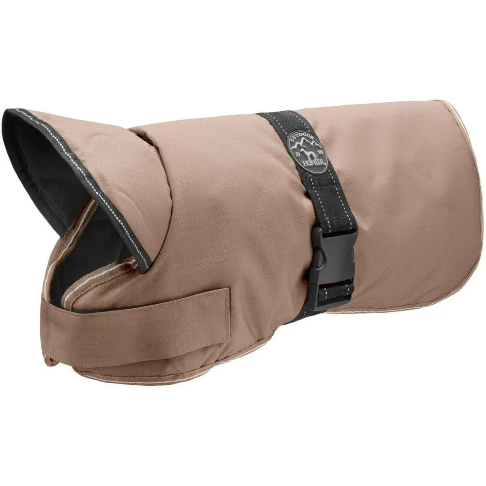hunter-hundemantel-denali-40-cm-w-rmed-mmender-winterhundemantel-rot-taupe image 1