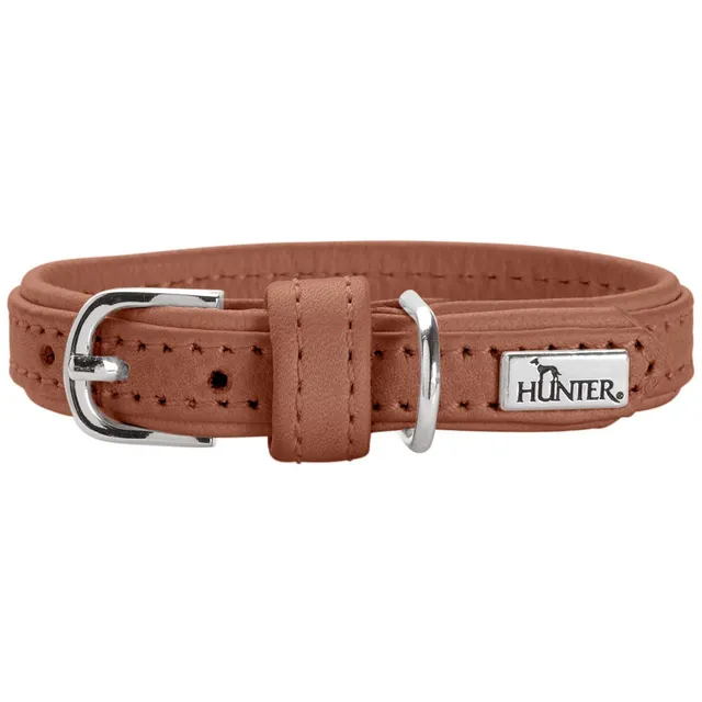 hunter-soho-mini-hundehalsband-rindsleder-fellschonend-leicht-f-r-kleine-hunde-w image 1