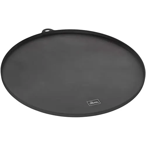 hunter-napfunterlage-selection-rund-silikon-38-cm-anthrazit-mit-erh-htem-rand-un image 1