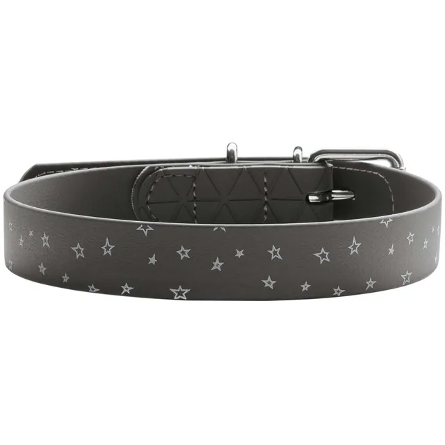 hunter-convenience-reflect-halsband-m-50-grau-mit-sterne-druck-reflektierend image 1