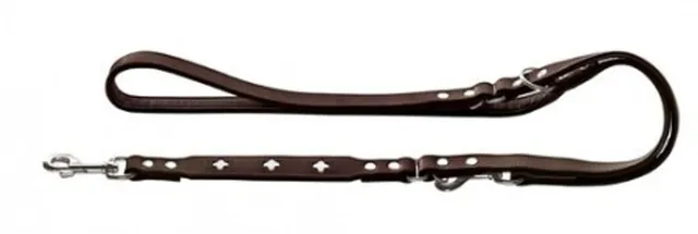 hunter-f-hrleine-swiss-verstellbar-braun-schwarz-rindsleder-mit-schweizer-kreuz- image 1