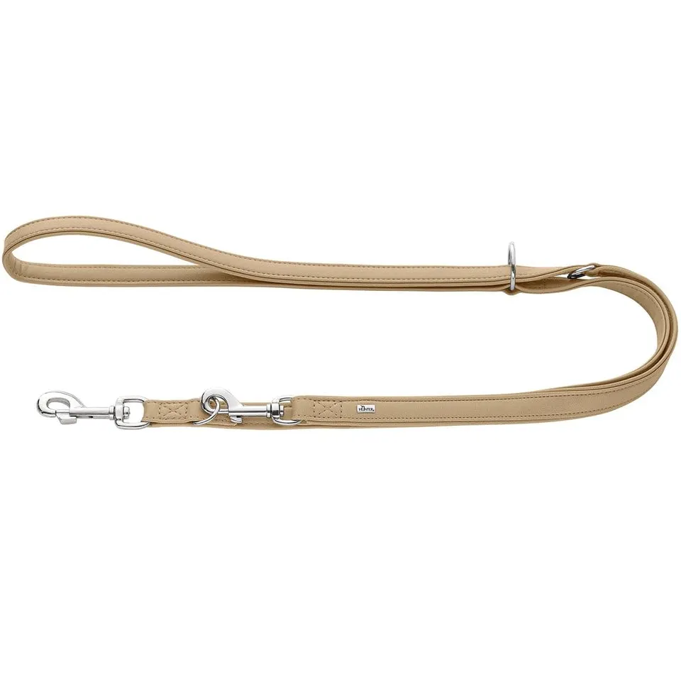 hunter-amalfi-verstellbare-hundeleine-vegan-kunstleder-in-nappa-optik-3-fach-ver image 1