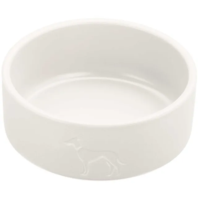 hunter-osby-keramik-napf-wei-1900-ml-mit-silikonrand-f-r-hunde-und-katzen image 1