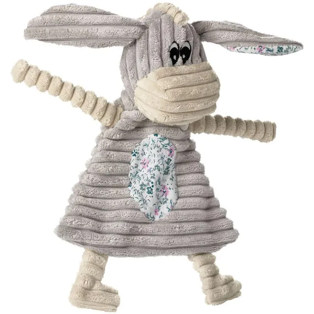 hunter-huggly-kuscheltier-donkey-hundespielzeug-aus-pl-sch-kuscheldecke-esel-27- image 1