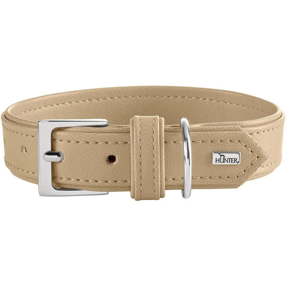 hunter-hundehalsband-amalfi-vegan-kunstleder-in-nappa-optik-beige-gepolstert-24- image 1