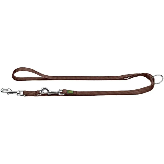hunter-verstellbare-f-hrleine-nylon-gr-e-10-200-in-braun-3-fach-verstellbare-lei image 1