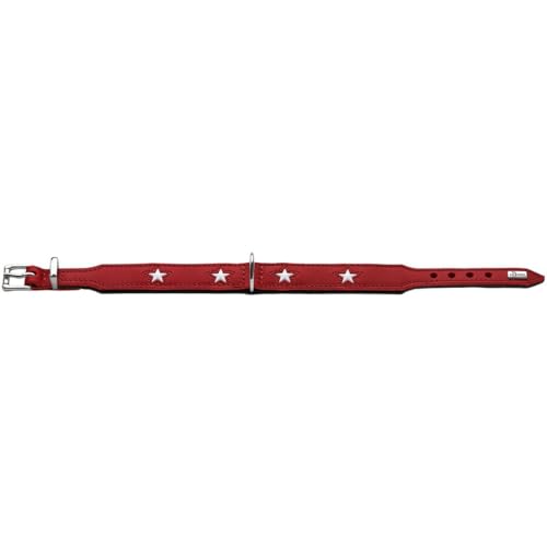 hunter-magic-star-hundehalsband-mit-sternen-vegetabil-gegerbtes-leder-mit-nappal image 6