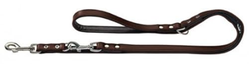 hunter-basic-verstellbare-f-hrleine-f-r-hunde-beschichtetes-spaltleder-witterung image 7