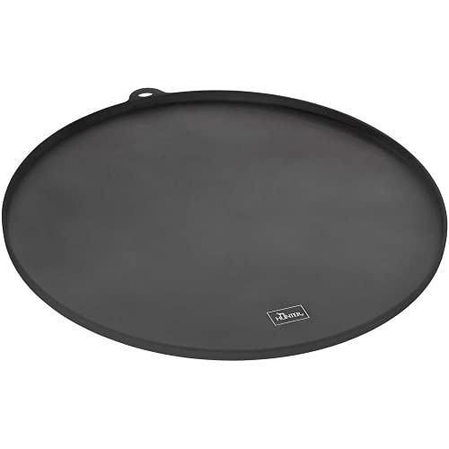 hunter-napfunterlage-selection-rund-silikon-38-cm-anthrazit-mit-erh-htem-rand-un image 1