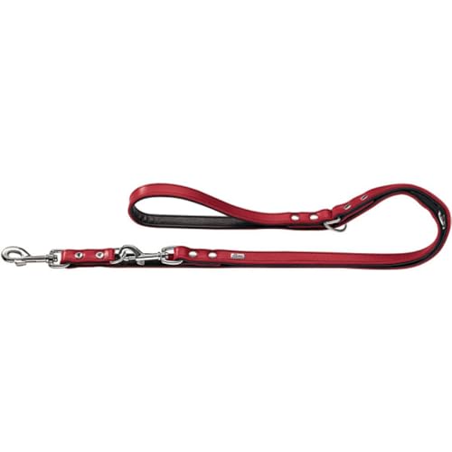 hunter-basic-verstellbare-f-hrleine-f-r-hunde-beschichtetes-spaltleder-witterung image 8