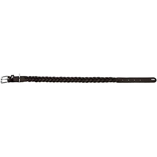 hunter-halsband-solid-education-special-s-m-50-schwarz-handgeflochtenes-rindsled image 7