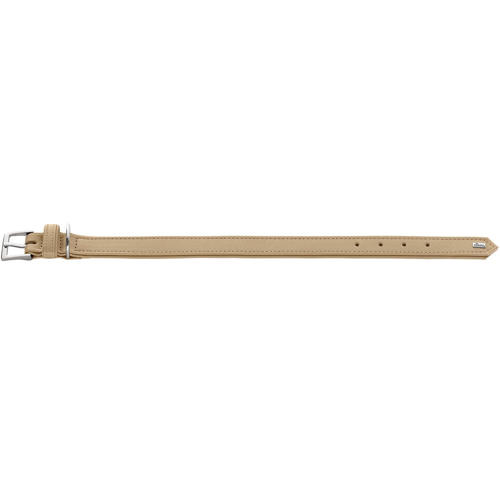 hunter-hundehalsband-amalfi-vegan-kunstleder-in-nappa-optik-beige-gepolstert-24- image 2