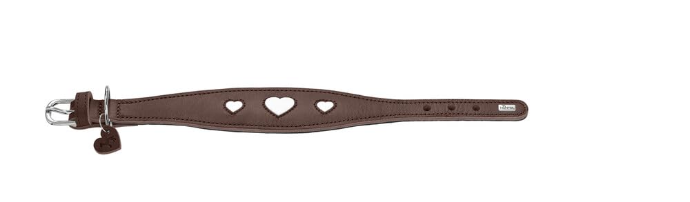 hunter-windhundhalsband-love-braun-schwarz-weiches-rindsleder-gepolstert-made-in image 4