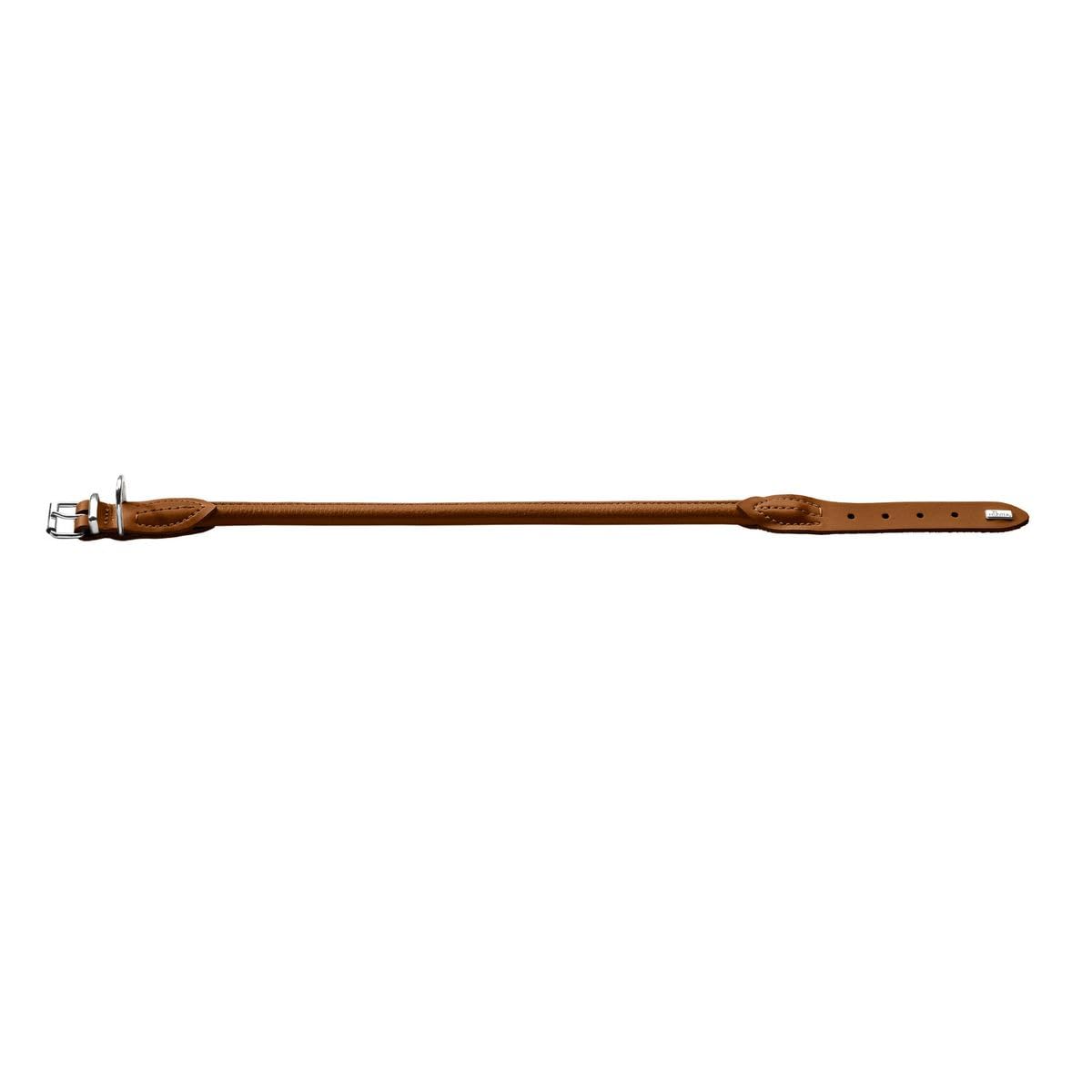 hunter-round-soft-elk-hundehalsband-elchleder-cognac-gr-e-55-fellschonend-rundge image 2