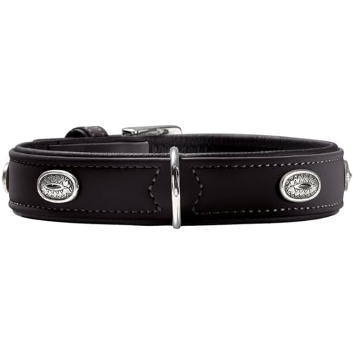 hunter-softie-stone-hundehalsband-kunstleder-mit-schmucksteinen-und-nieten-verst image 8