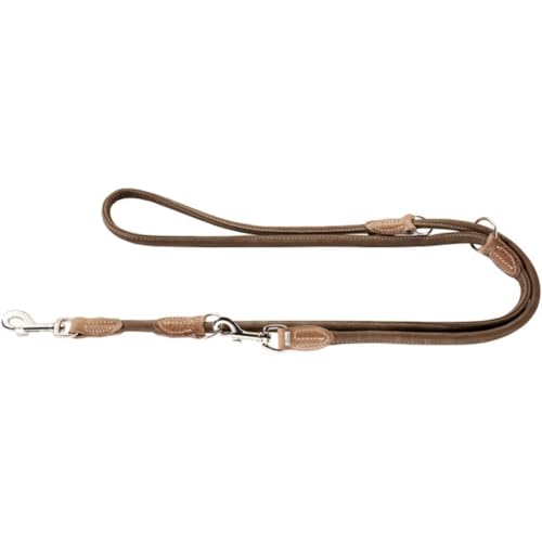 hunter-round-and-soft-hunting-verstellbare-f-hrleine-rund-nubukleder-braun-0-6-x image 6