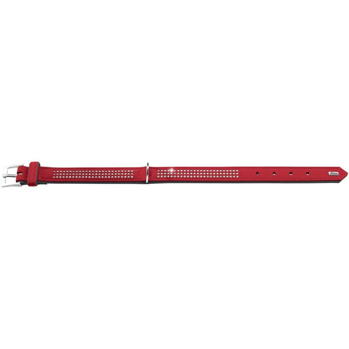 hunter-softie-triluxe-hundehalsband-kunstleder-mit-strasssteinen-verstellbar-37- image 2