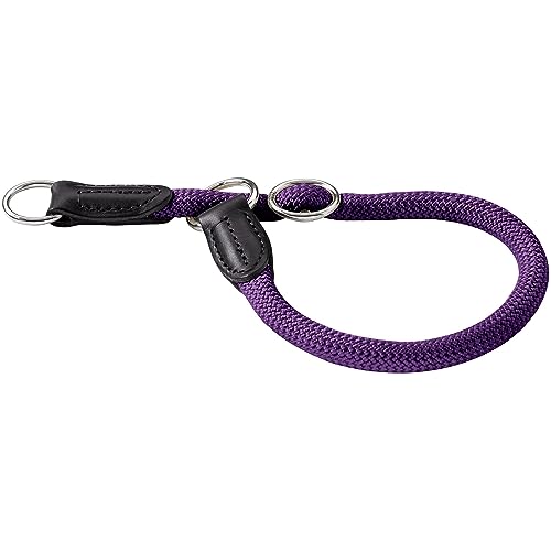 hunter-freestyle-dressurhalsung-mit-zugstopper-gr-e-50-m-l-violett-hundehalsband image 2