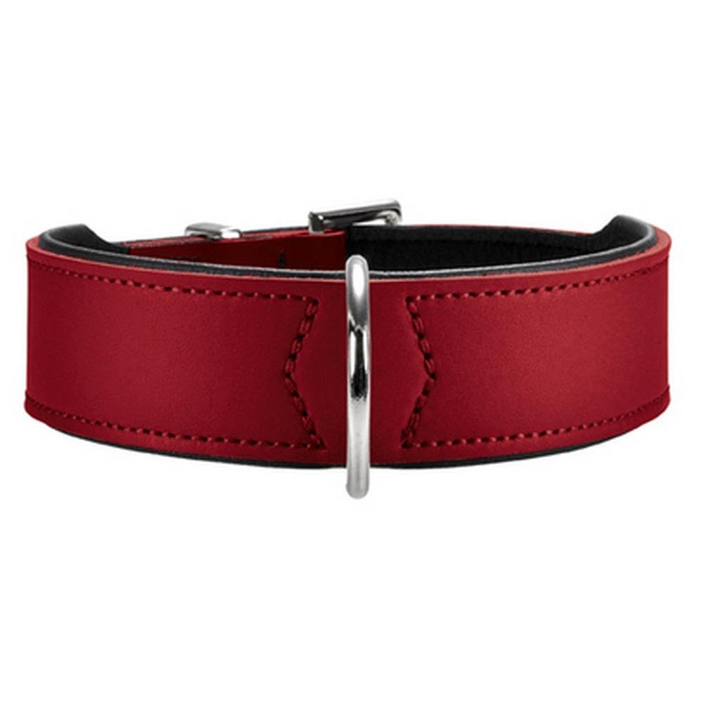 hunter-hundehalsband-basic-gr-e-37-in-braun-schwarz-pflegeleichtes-spaltleder-mi image 4