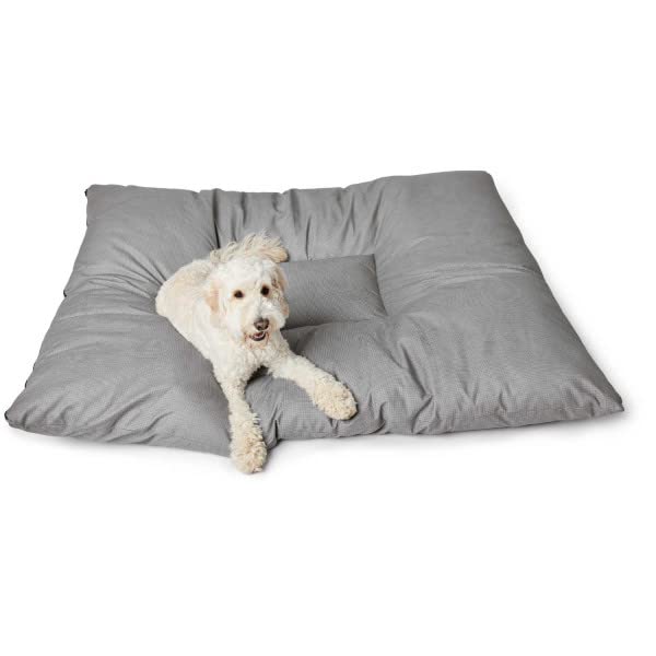 hunter-hundebett-lancaster-xxxl-175-x-145-cm-grau-weiches-pepita-kissenbett-f-r- image 4