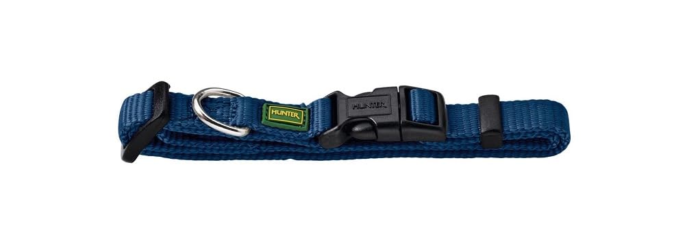 hunter-vario-basic-nylon-hundehalsband-s-1-0-cm-braun-stufenlos-verstellbar-klic image 8