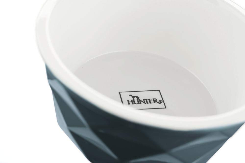 hunter-eiby-keramik-napf-1900-ml-rutschhemmender-futter-und-trinknapf-blau image 2
