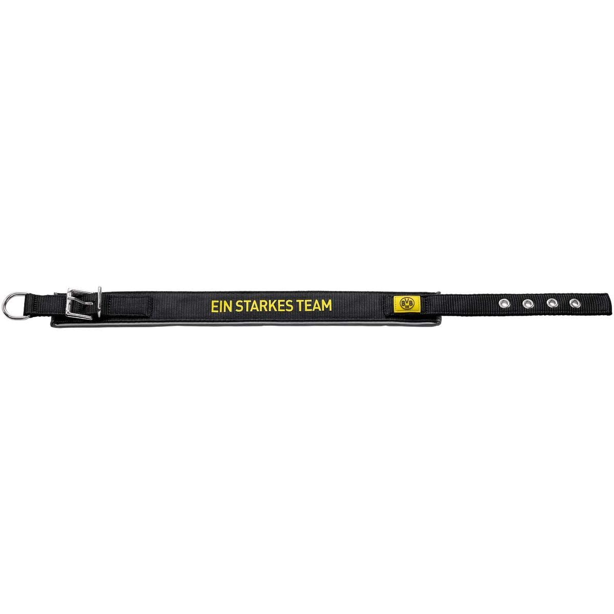 hunter-neopren-reflect-bvb-hundehalsband-gr-e-45-34-41-cm-schwarz-gelb-gepolster image 5